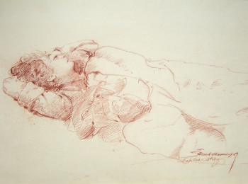 Sleeping Woman, Naples, Italy