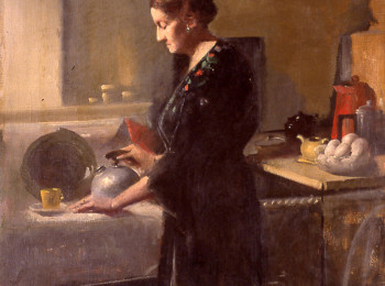 Artists’s Mother in Kitchen