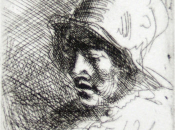 Man with Hat, after Rembrandt