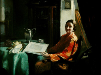 Artist’s Mother at Tea