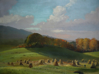 Corn Stacks, Pownal, VT