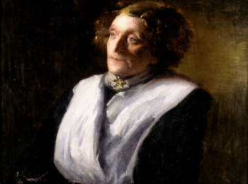 Mary Smythe of Carrigallen with Cat