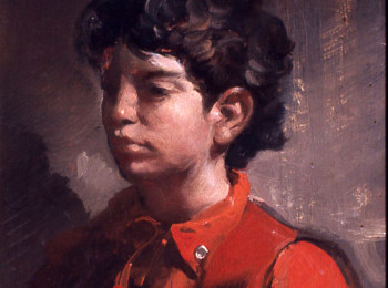 Arden Mason in Red Shirt