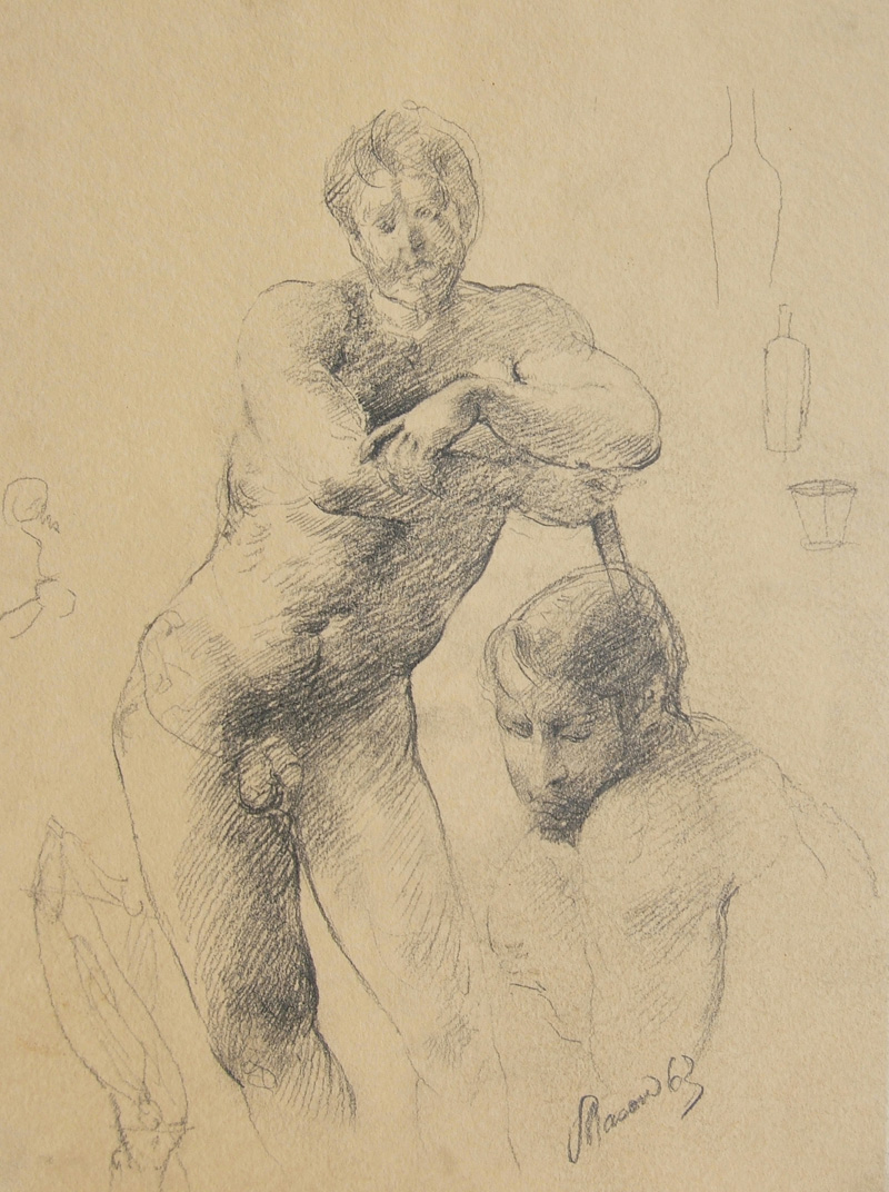 Study for Two Shepherds
