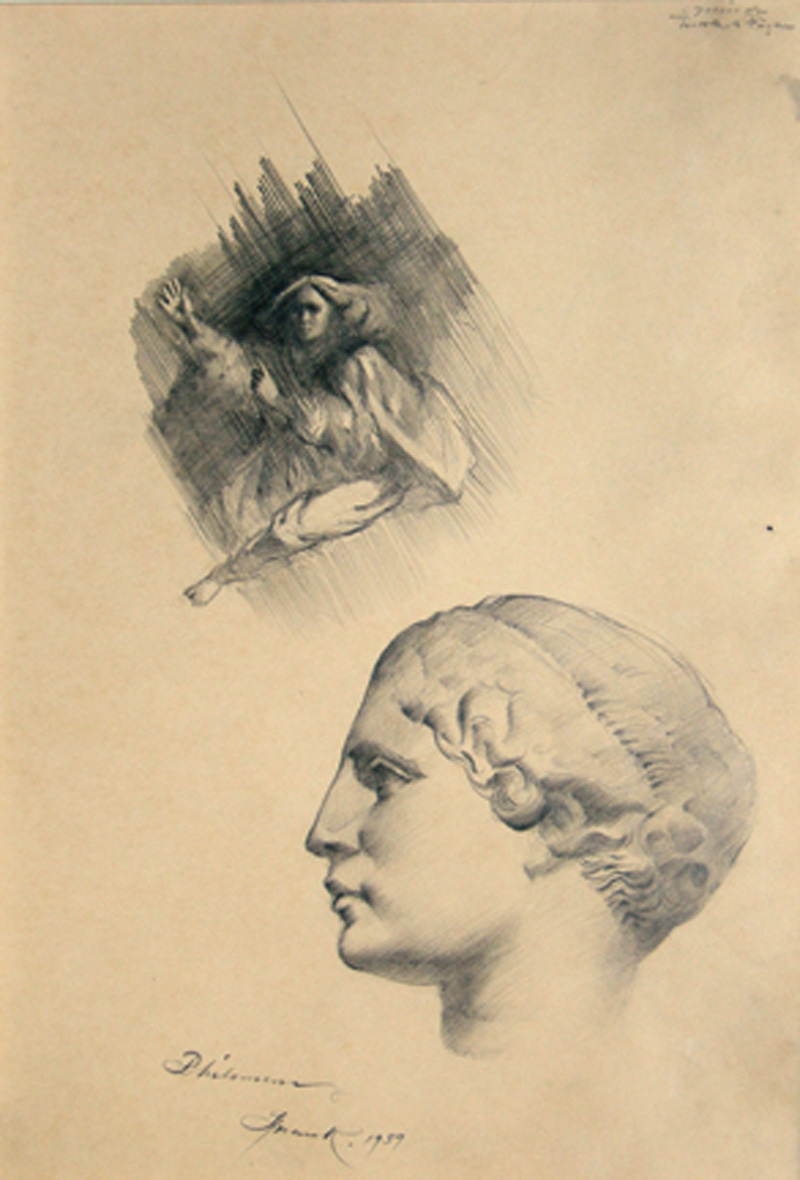 Angel & Head of Woman (From cast)