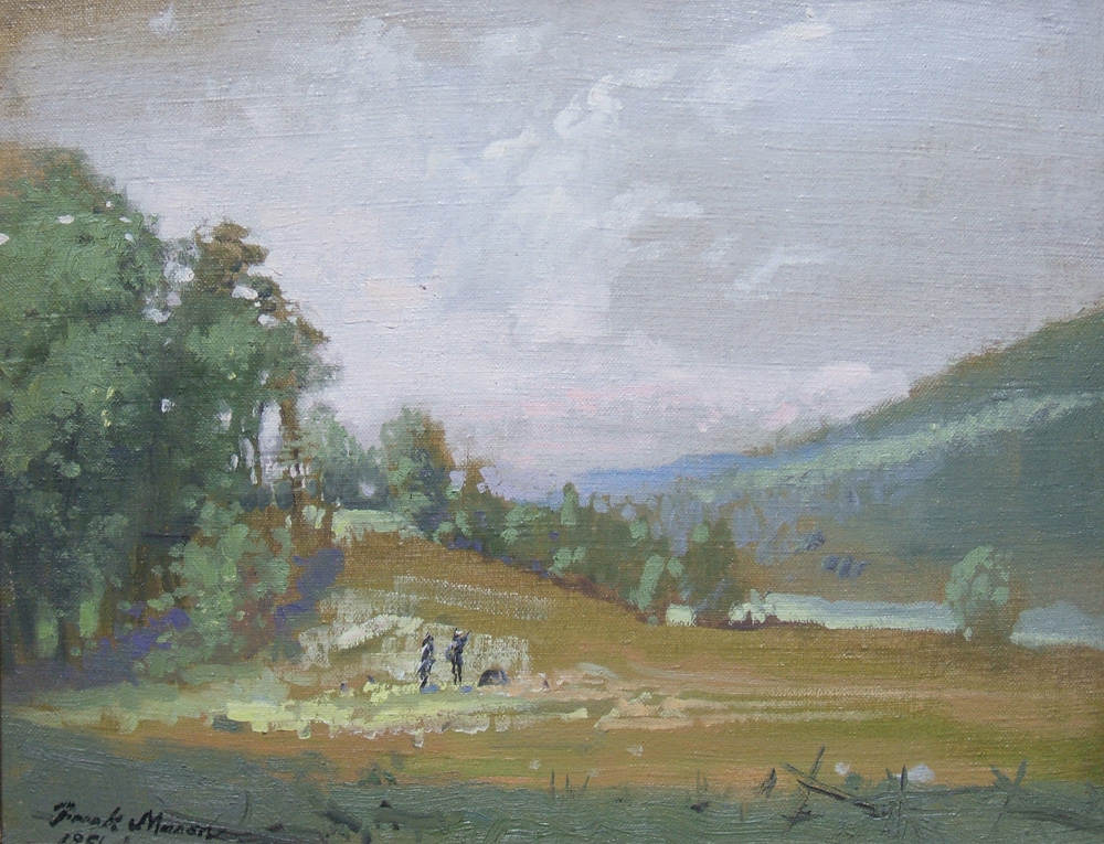 Brittany Landscape with Two Figures