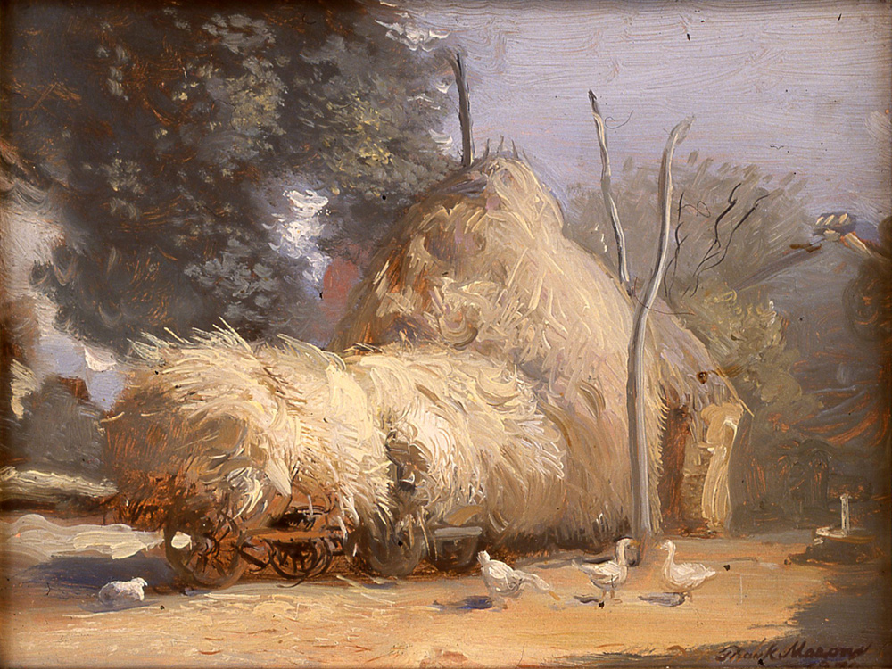 3 Geese and Chickens, Umbria