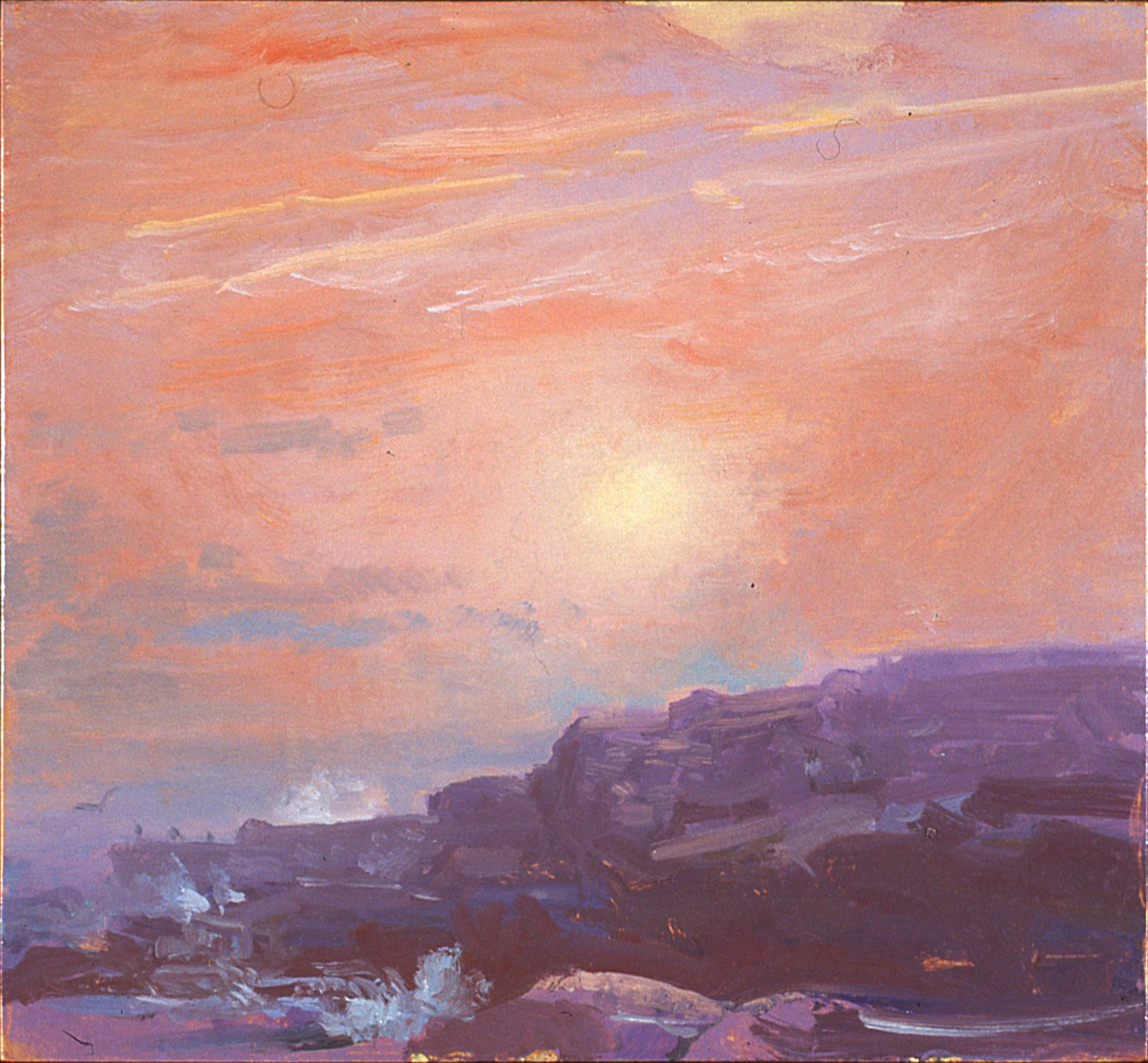 Sunset, Schoodic Point, Acadia