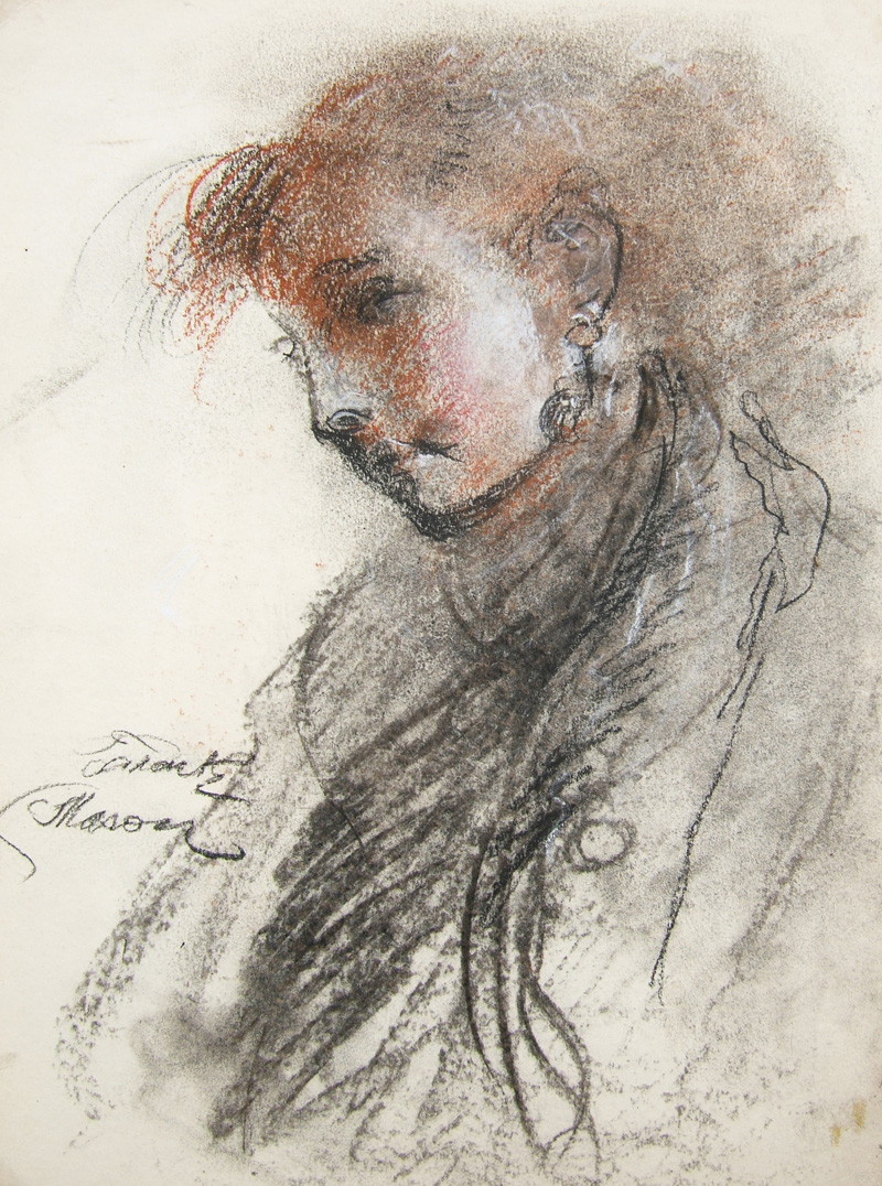 Woman with Scarf