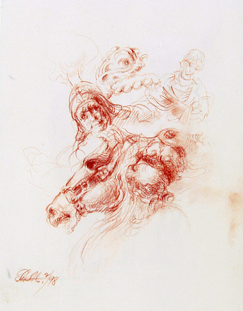 Studies for Centurion and for Horse