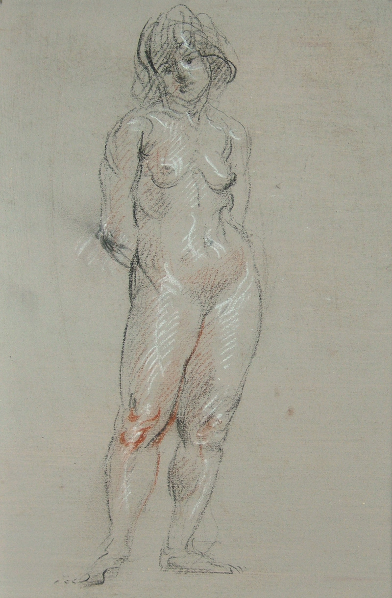 Standing Female Nude, Front View