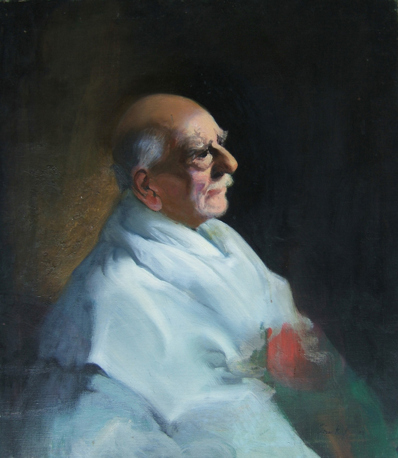 Monk in White Robe, Artist’s Father