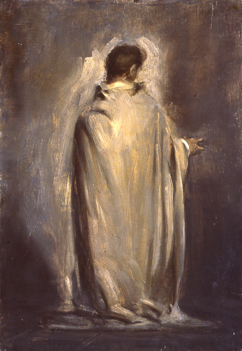 Monk in White Robe