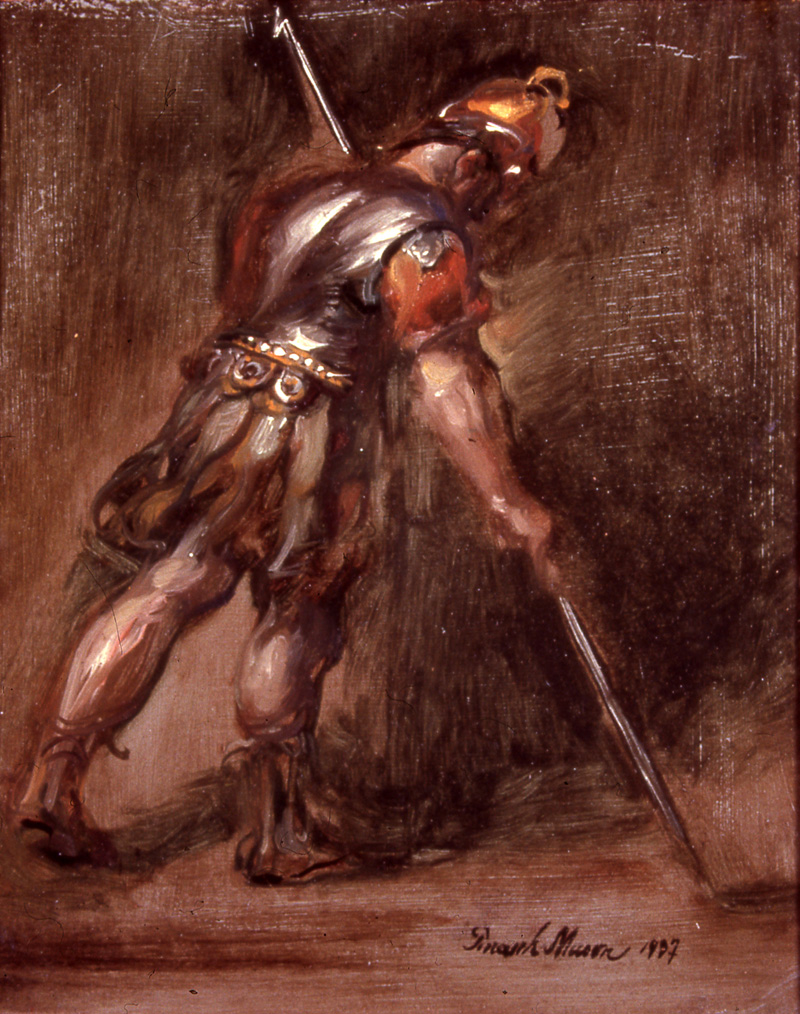 Leaning Soldier with Spear, for Crucifixion