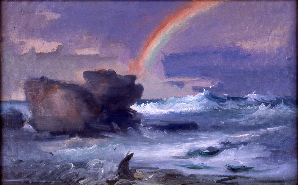 Coral Rocks and Rainbow