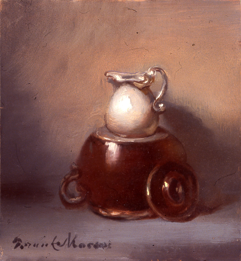 Antique Pitcher on Bean Pot