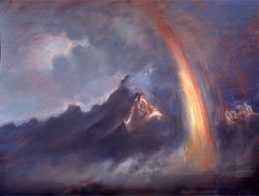 Dawn Rainbow, Grand Tetons